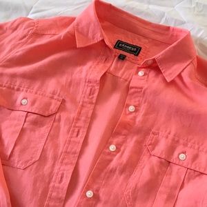 Like new Express linen cotton blend top size M